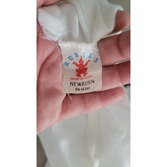 Vintage 1980s Rubie’s “Jama” Bunny Costume Pajama – Newborn 3–9 Months – Made in - Picture 3 of 6